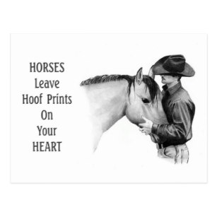 307x307 hoof prints postcards zazzle - Horse Hoof Drawing