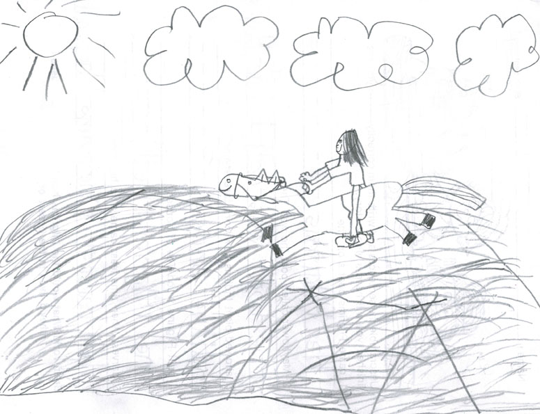 775x595 Horse Jumps Art With Elsa - Horse Jumping Drawing