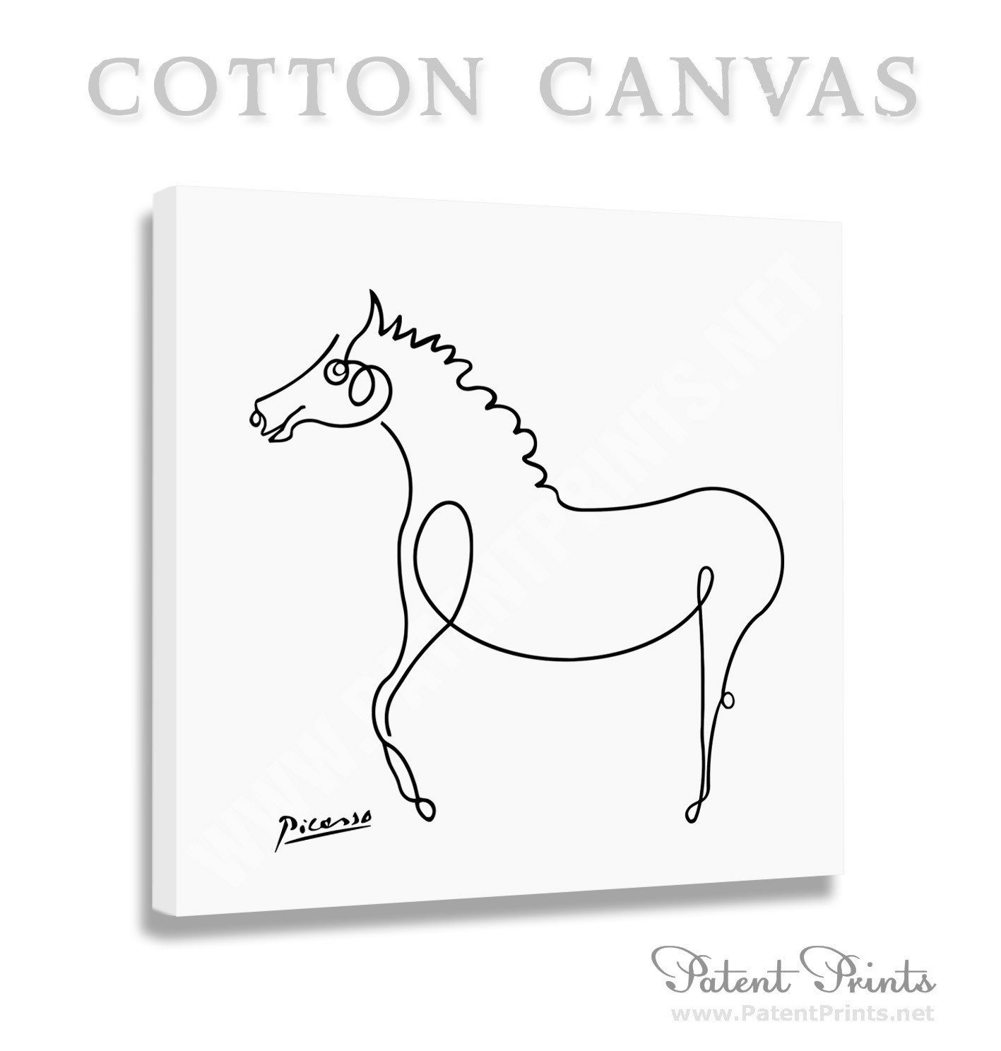 1417x1488 pablo picasso abstract line drawing horse, pablo picasso canvas - Horse Line Drawing