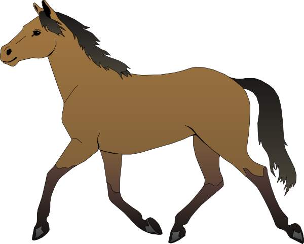 600x481 Horse Clipart Images Horse Clip Art Pictures Clipartix - Horse Line Drawing Clip Art