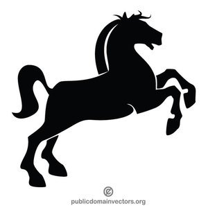 300x300 Running Horse Silhouette Clip Art Free - Horse Line Drawing Clip Art
