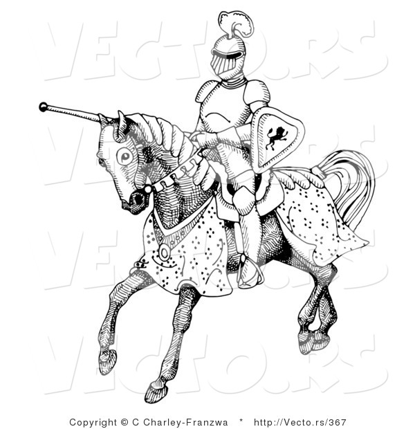 600x620 Knight Clipart Horse Line Drawing - Horse Line Drawing Clip Art