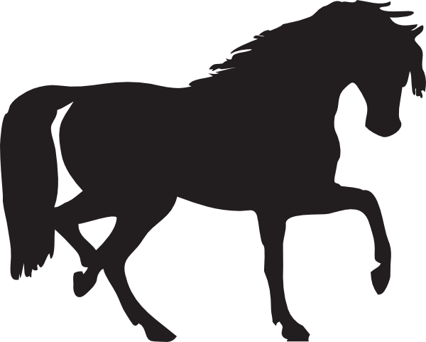 600x481 Arabian Horse Clipart - Horse Line Drawing Clip Art