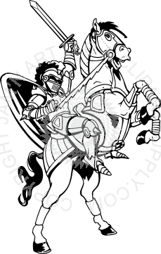 229x361 knight riding horse on hind legs - Horse On Hind Legs Drawing