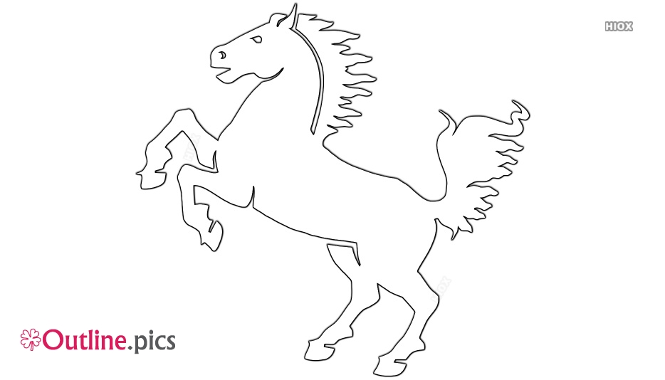 934x534 Jumping Horse Outline Drawing Outline Pics - Horse Outline Drawing