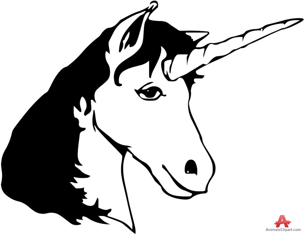 1024x786 Unicorn Outline Outline Drawing Of Unicorn Horse Ee Clipart Design - Horse Outline Drawing