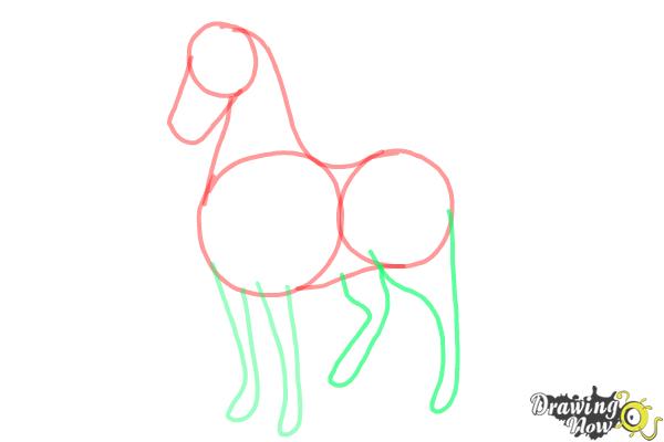 600x400 How To Draw A Horse Easy - Horse Pictures Drawing