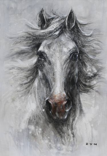 375x546 horse portrait ii painting - Horse Portrait Drawing