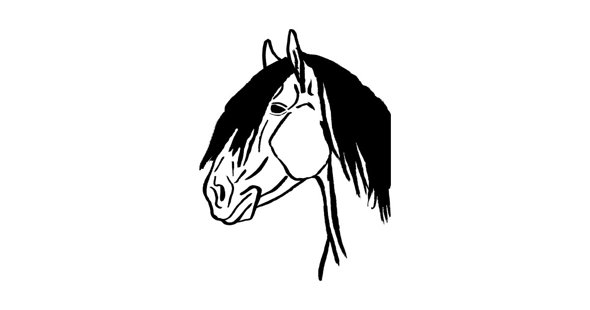 1200x630 Heavy Horse Profile - Horse Profile Drawing