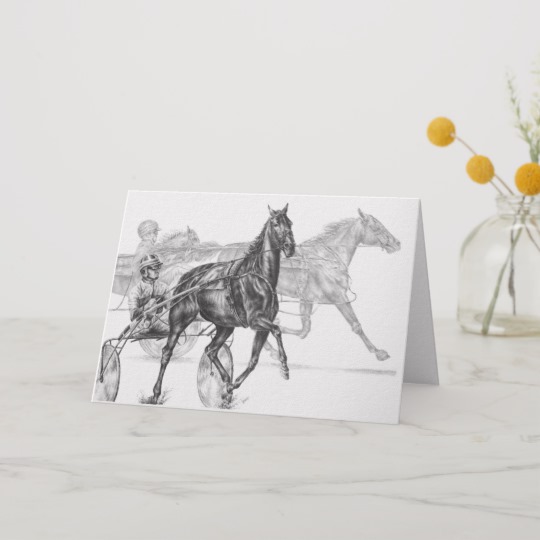 540x540 harness horse racing drawing - Horse Racing Drawing