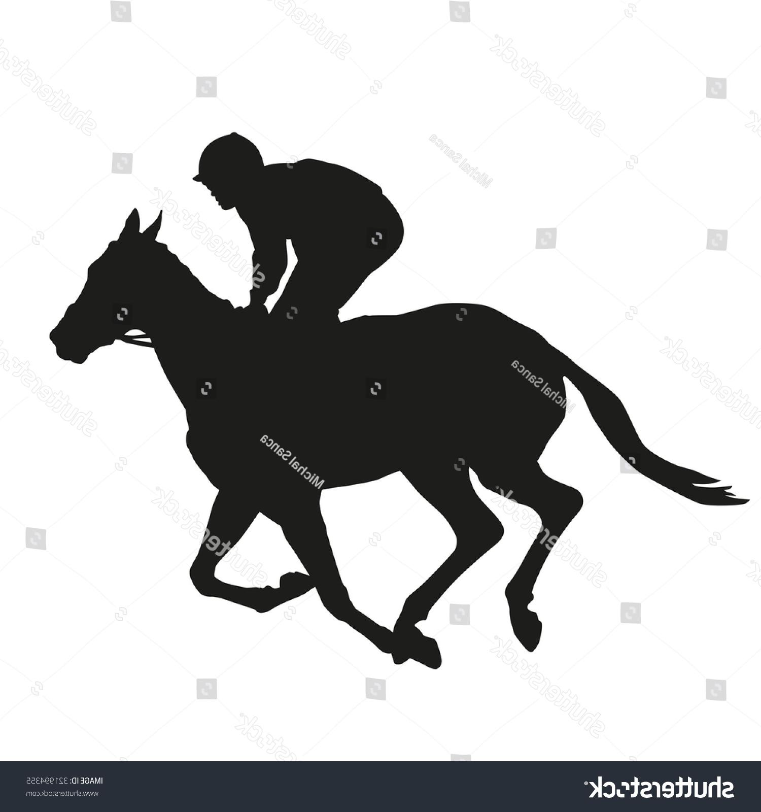 1500x1600 unique stock vector horse racing silhouette drawing - Horse Racing Drawing