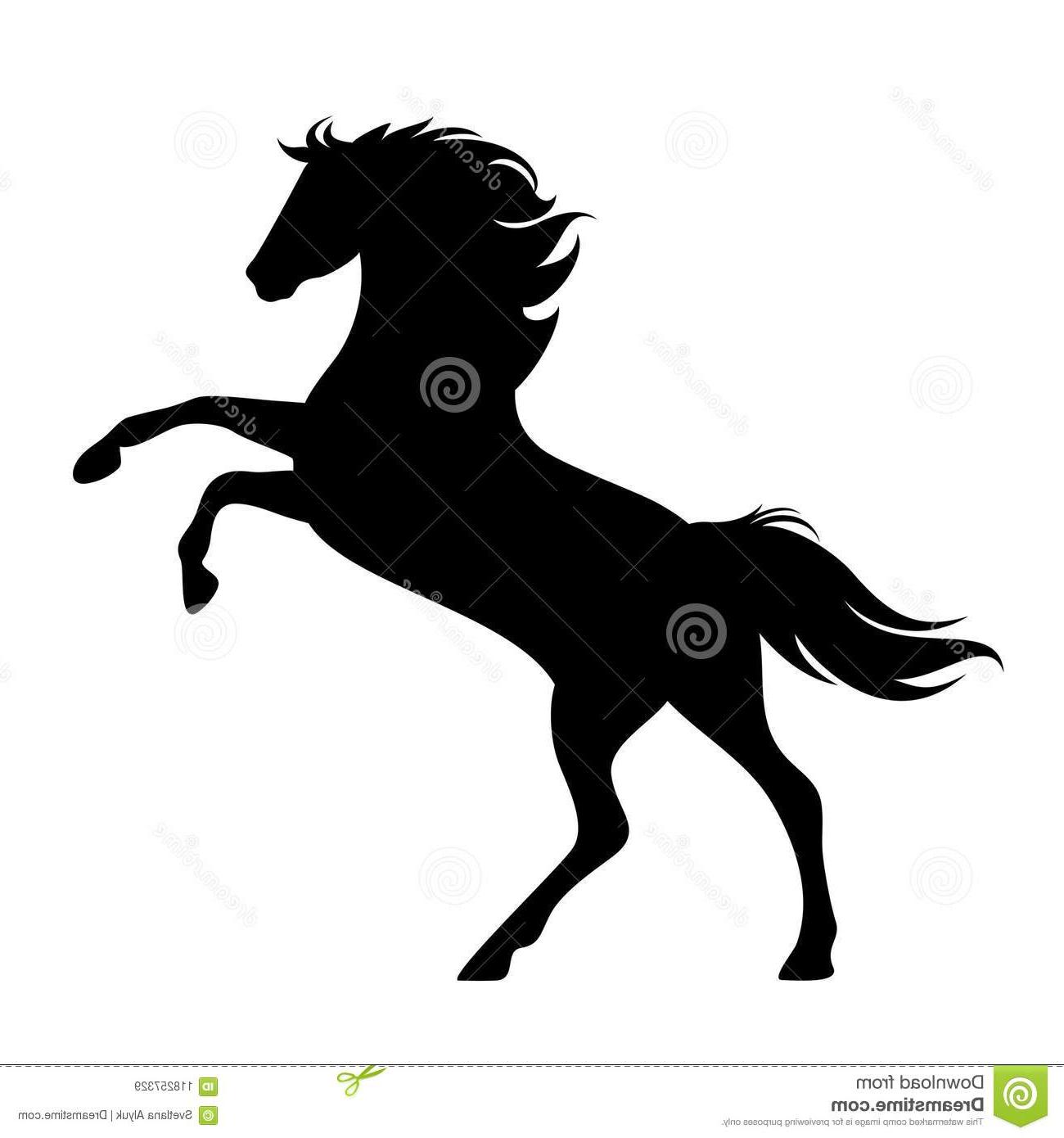 1300x1390 best free rearing up horse black vector silhouette side view - Horse Rearing Up Drawing