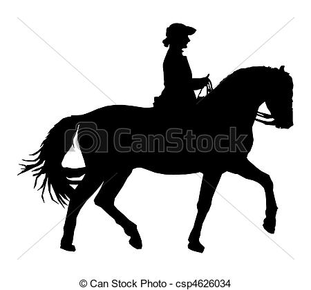 450x420 Traditional Horse Riding - Horse Riding Drawing