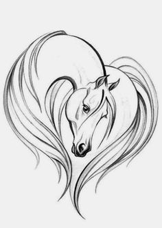 236x332 Huge Collection Of 'horse Simple Drawing' Download More Than - Horse Simple Drawing