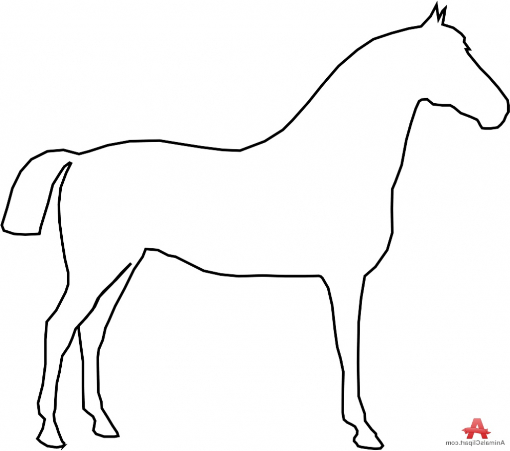 1024x905 simple drawing of horse simple drawing of horse simple outline - Horse Simple Drawing