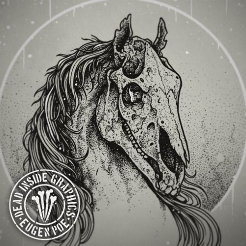 500x500 Image Result For Horse Skull Design Tattoos! Skull Tattoo - Horse Skull Drawing
