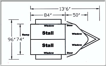 361x226 Cotner Trailers, Inc Custom Built Horse Trailers - Horse Trailer Drawing