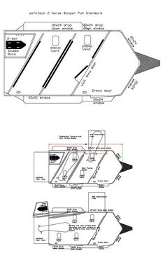 236x364 Logan Coach Rampageriot Horse Bumper Pull Rampageriot Floor - Horse Trailer Drawing