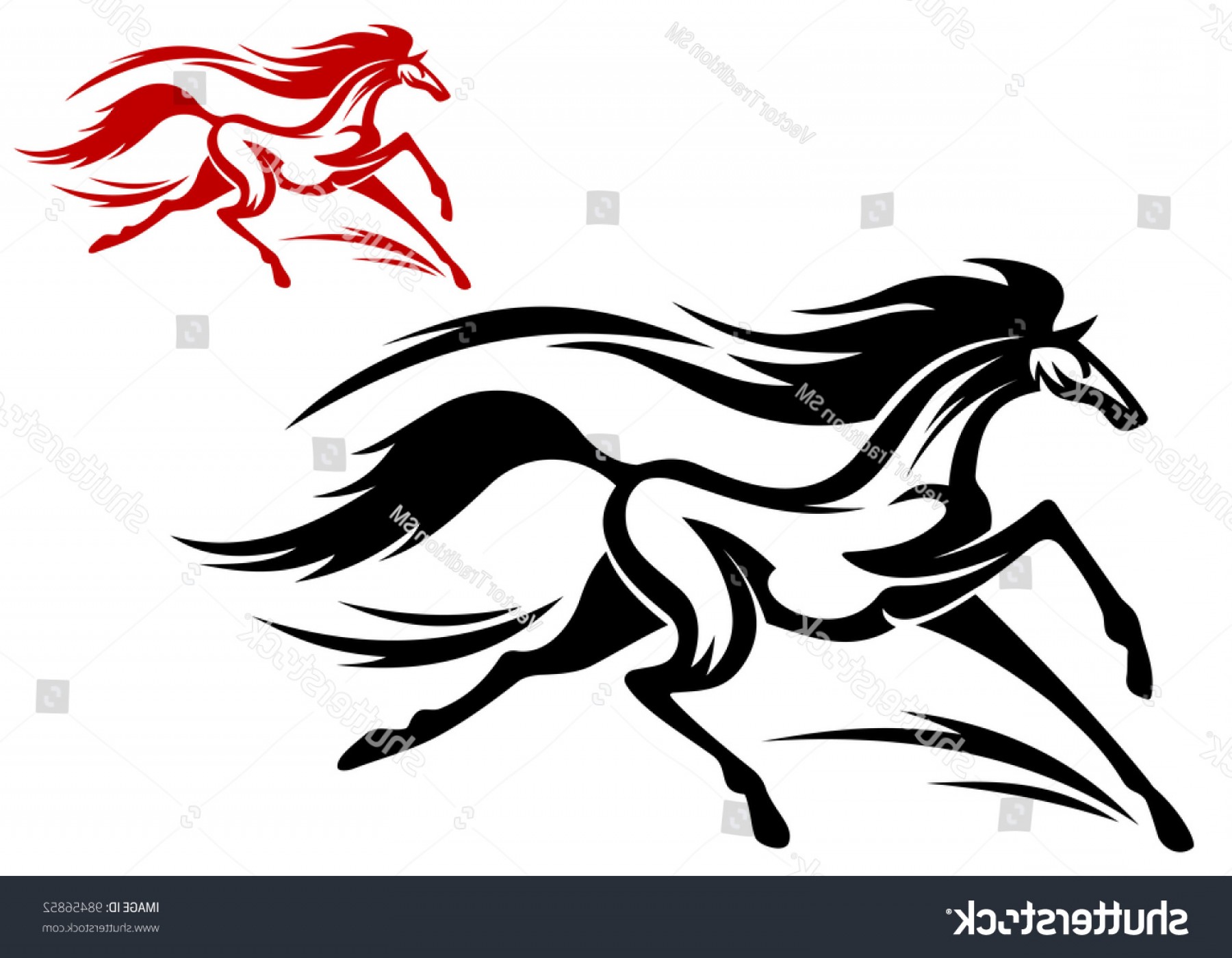 Horse Vector Drawing at PaintingValley.com | Explore collection of ...