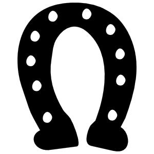 300x300 horseshoe drawing sticker - Horseshoe Drawing