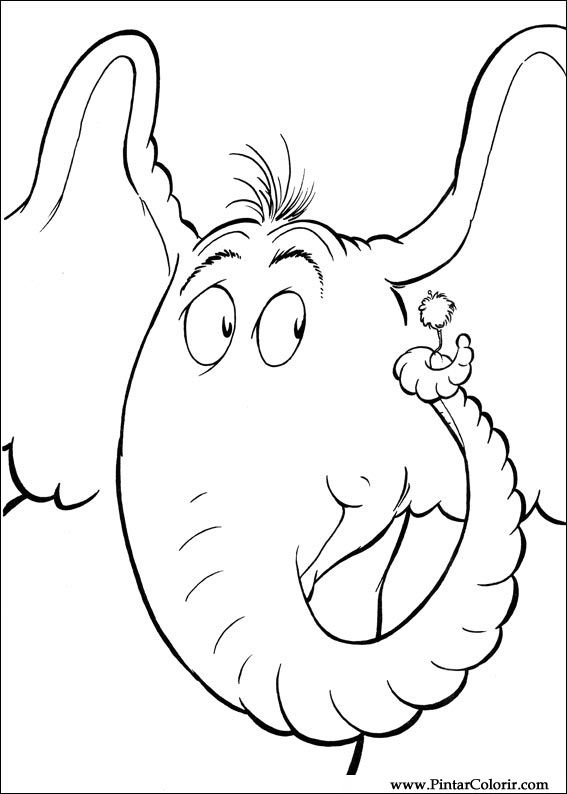 567x794 Drawings To Paint Colour Horton - Horton Drawing