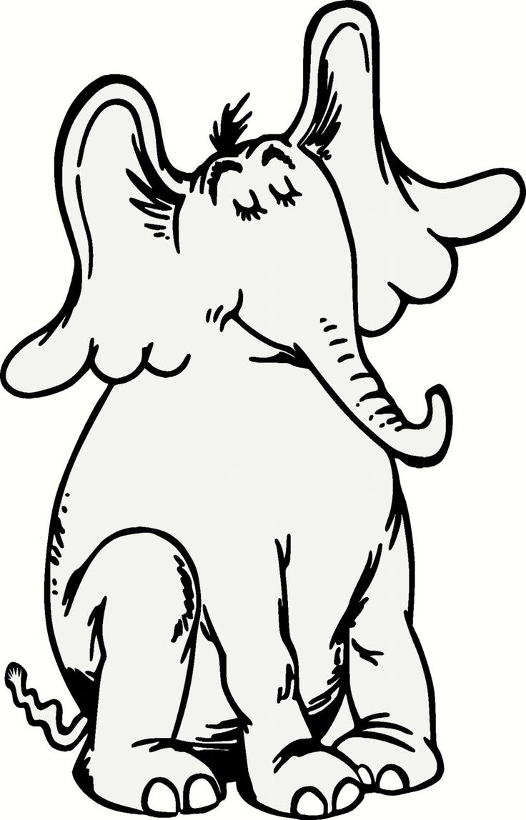 736x1148 Horton Hears A Who Characters Coloring Pages - Horton Drawing