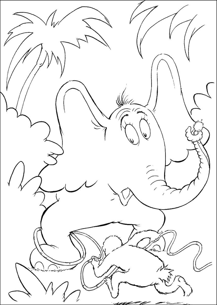 857x1200 Horton Hears A Who Drawing At Getdrawings Free For Personal - Horton The Elephant Drawing