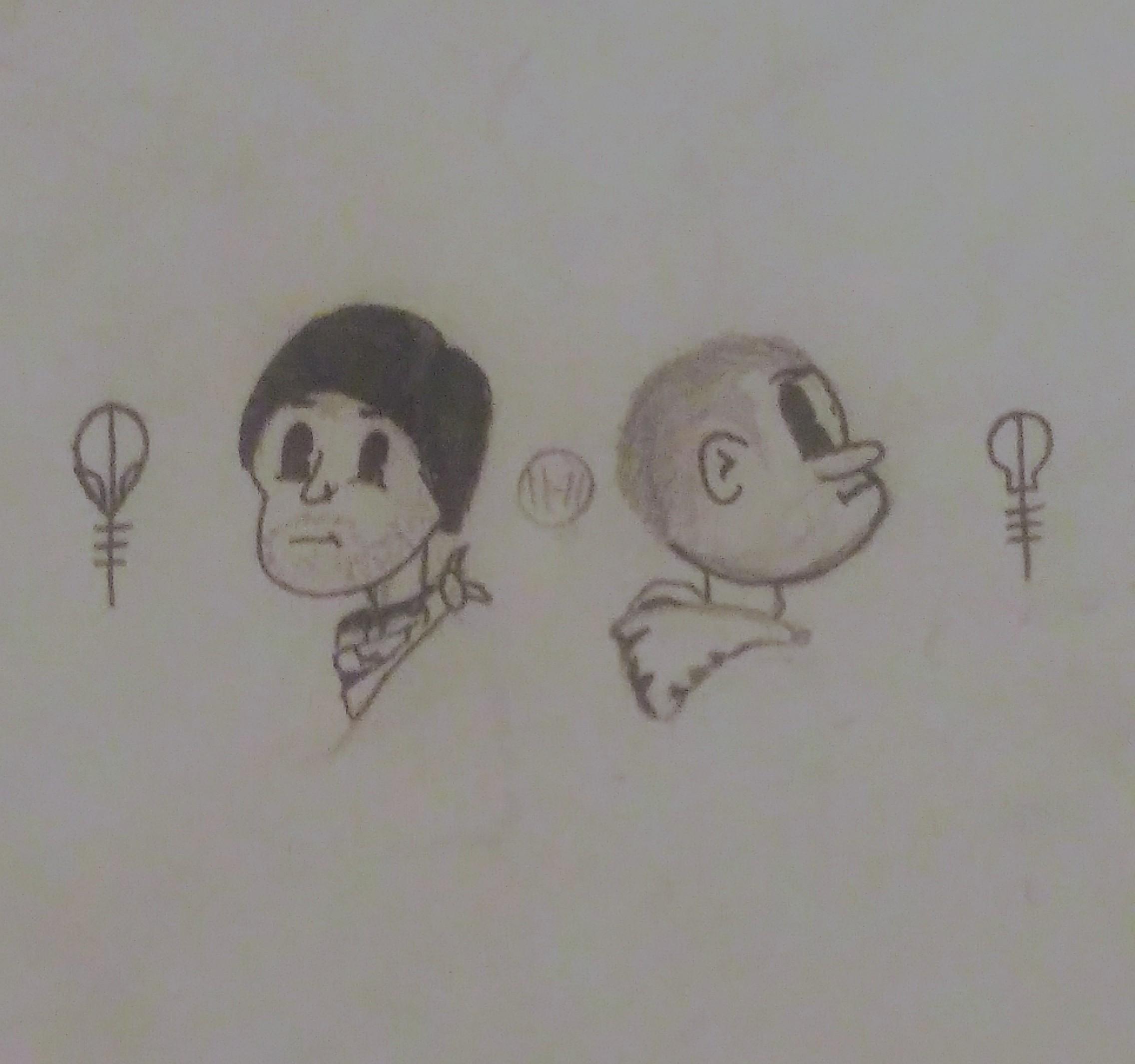 2272x2129 my rubber hose drawing of tyler and josh in the trench - Hose Drawing