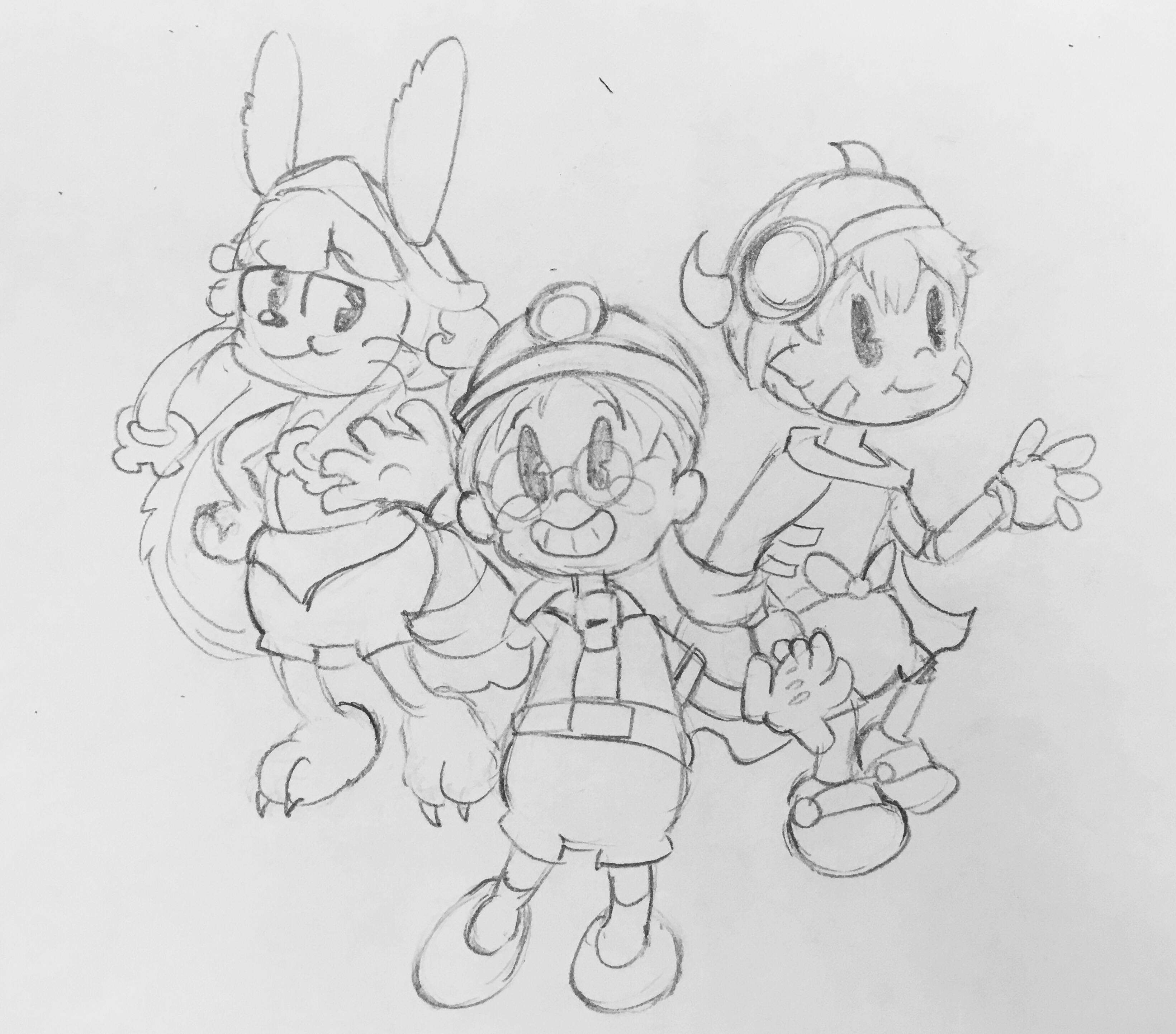 3280x2882 tried drawing the kiddos in rubber hose style madeinabyss - Hose Drawing