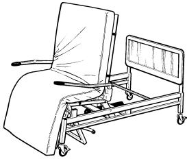 273x232 Beds And Bed Accessories - Hospital Bed Drawing