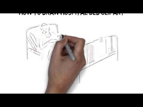 480x360 How To Draw Hospital Bed Clipart - Hospital Bed Drawing
