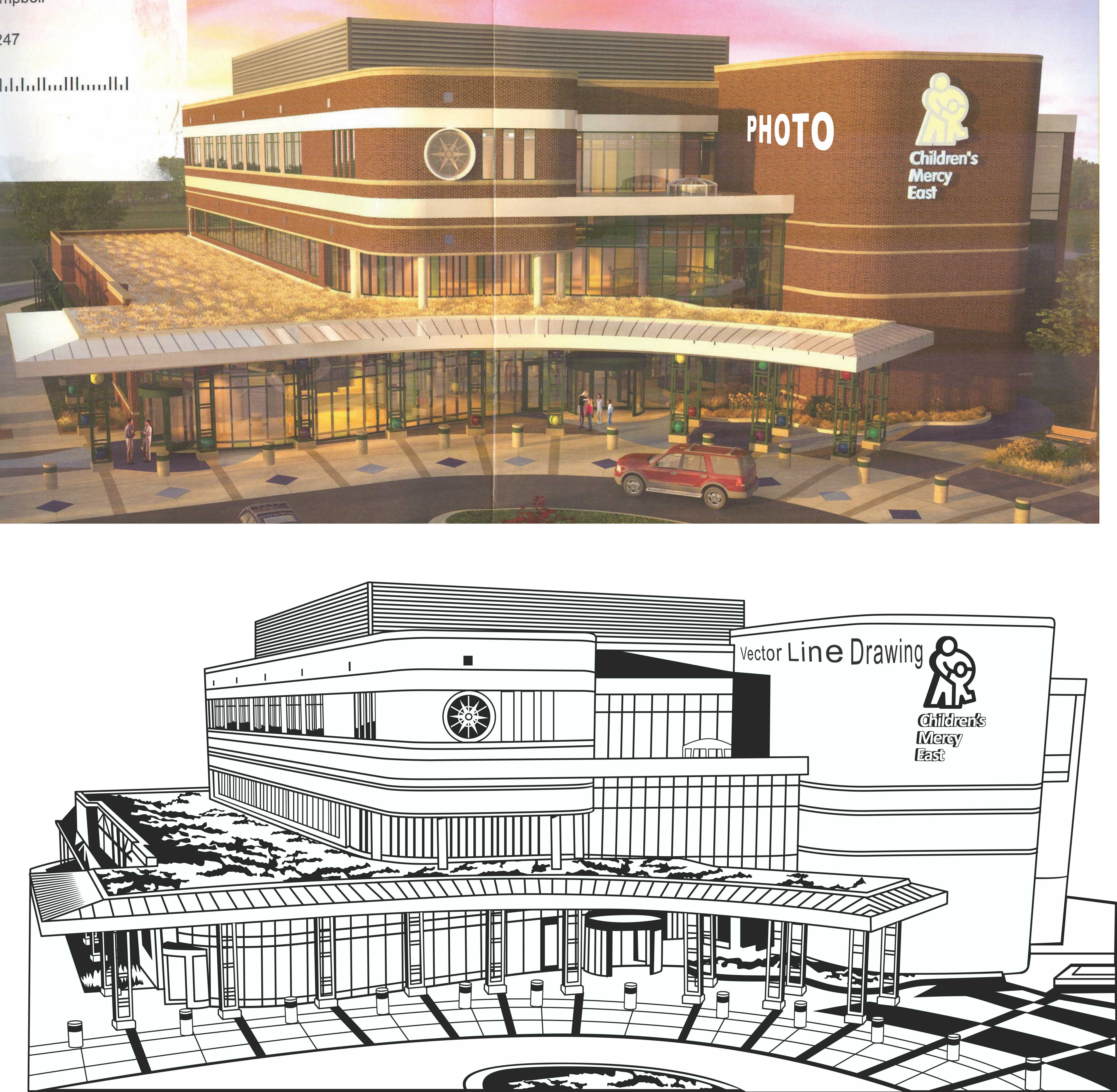 5000x4890 children's mercy hospital vector squad blog - Hospital Building Drawing