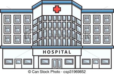 450x295 Hospital Doodle Illustration Cartoon - Hospital Cartoon Drawing