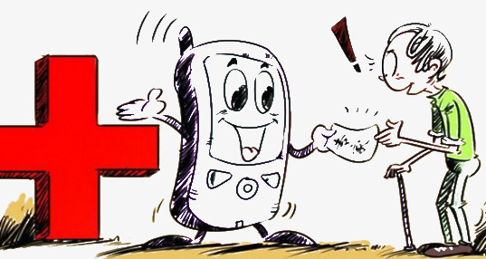 537x286 cartoon hand painted hospital booking registration, cartoon - Hospital Cartoon Drawing