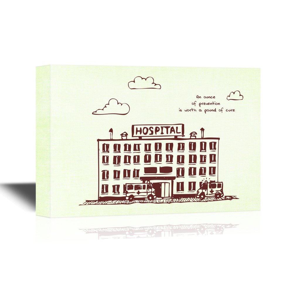 1000x1000 clinic hospital drawing - Hospital Drawing