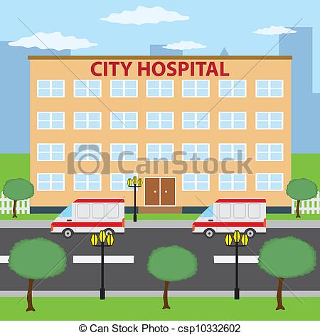 450x470 Hospital Clipart Drawing Great Free Clipart, Silhouette - Hospital Drawing Pictures