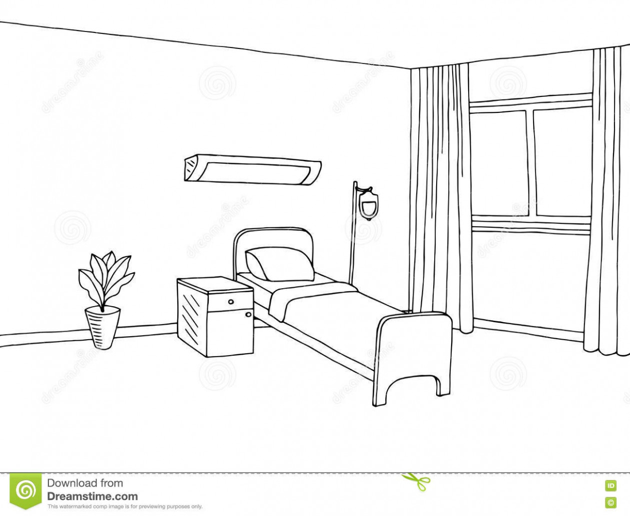 1261x1033 Hospital Cartoon Drawing - Hospital Drawing Pictures