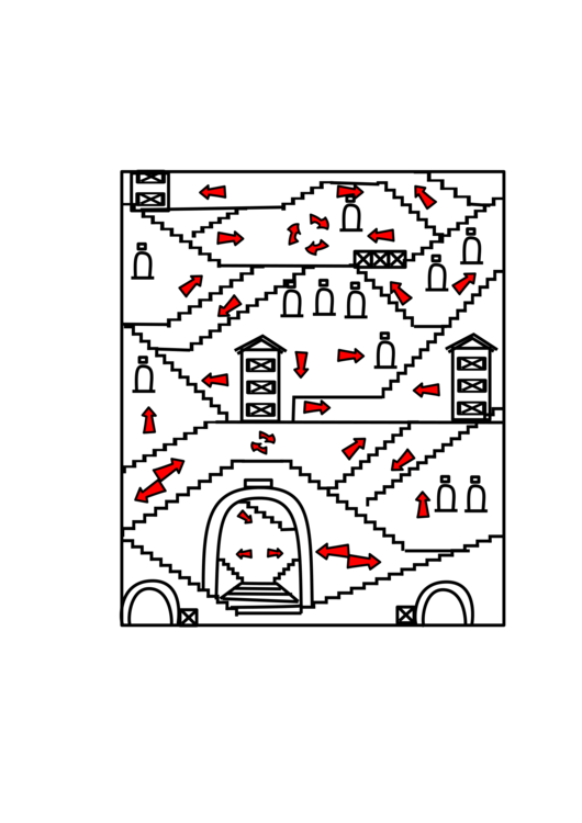 530x750 Asterix Obelix Psychiatric Hospital Drawing Cc0 - Hospital Drawing Pictures