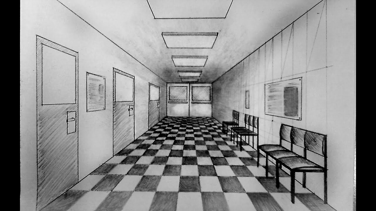 1280x720 How To Draw - Hospital Room Drawing