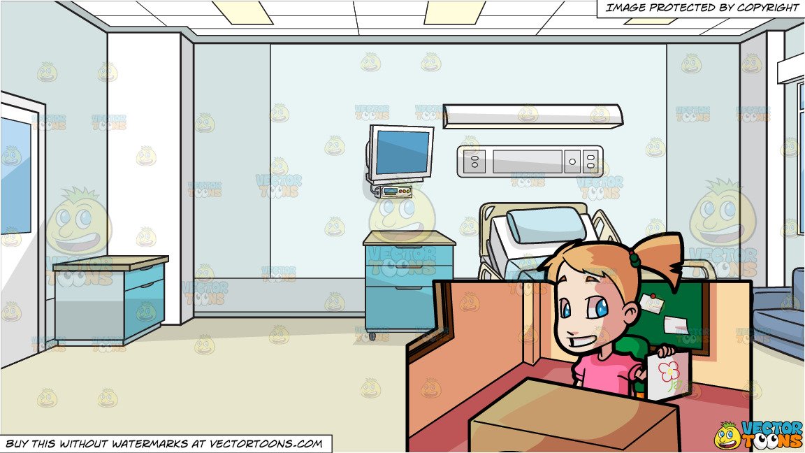 1152x648 A Kindergarten Girl Proudly Showing Her Drawing Of A Flower - Hospital Room Drawing