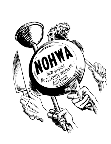 357x462 New Orleans Hospitality Workers Alliance - Hospitality Drawing