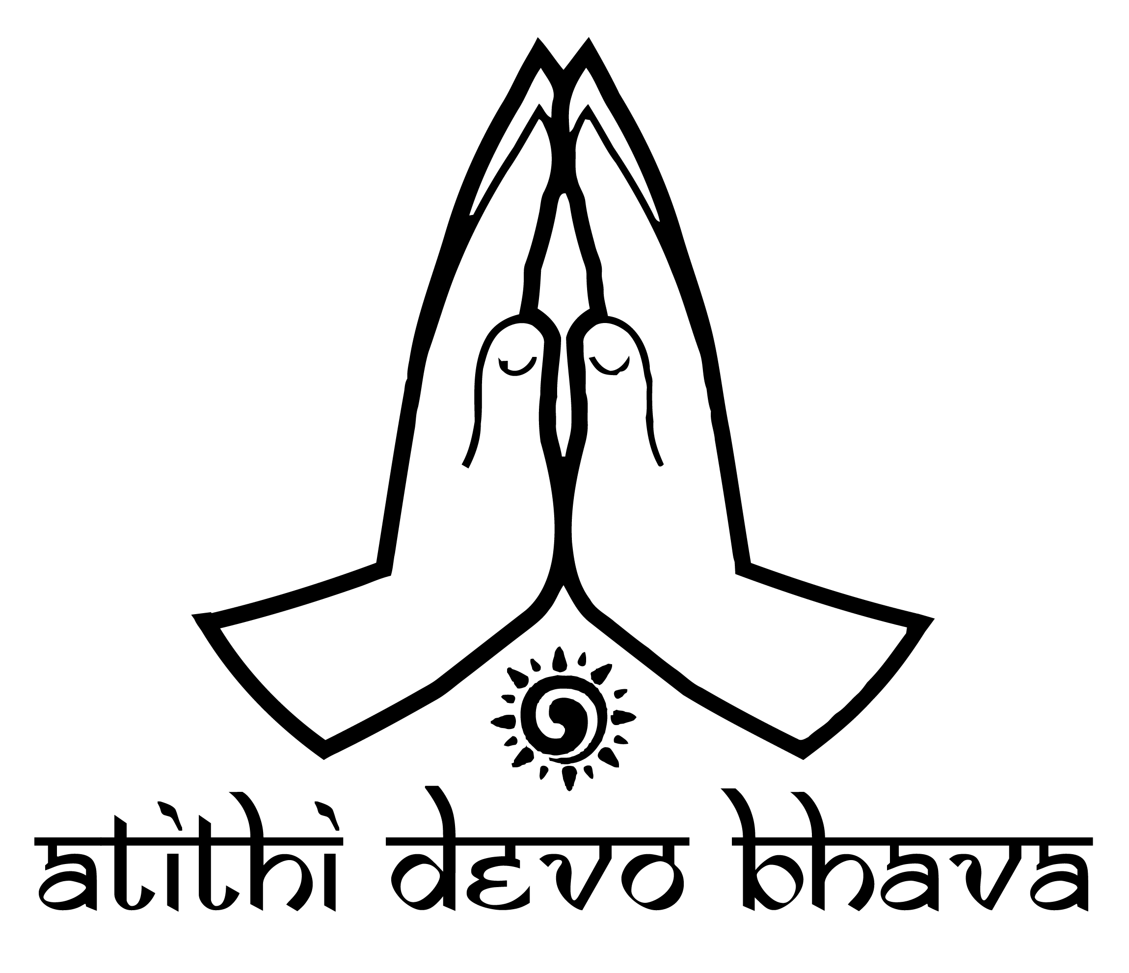 2300x1982 Spiritual Hospitality Atithi Devo Bhava Guestsaregods - Hospitality Drawing