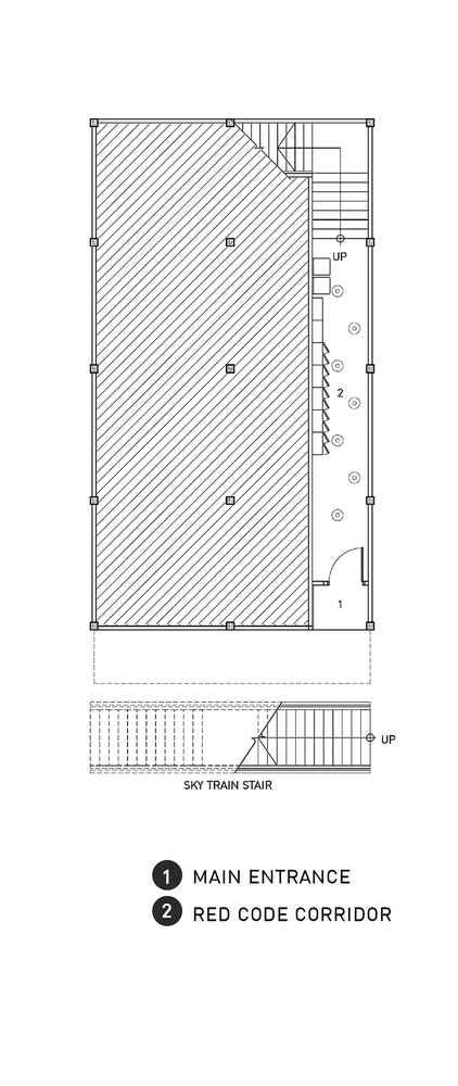 422x1000 Gallery Of Adventure Hostel Integrated Design Office - Hostel Drawing