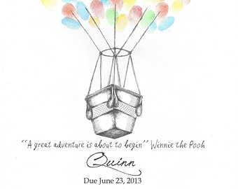 340x270 Hot Air Balloon Clipart Wedding - Hot Air Balloon Basket Drawing