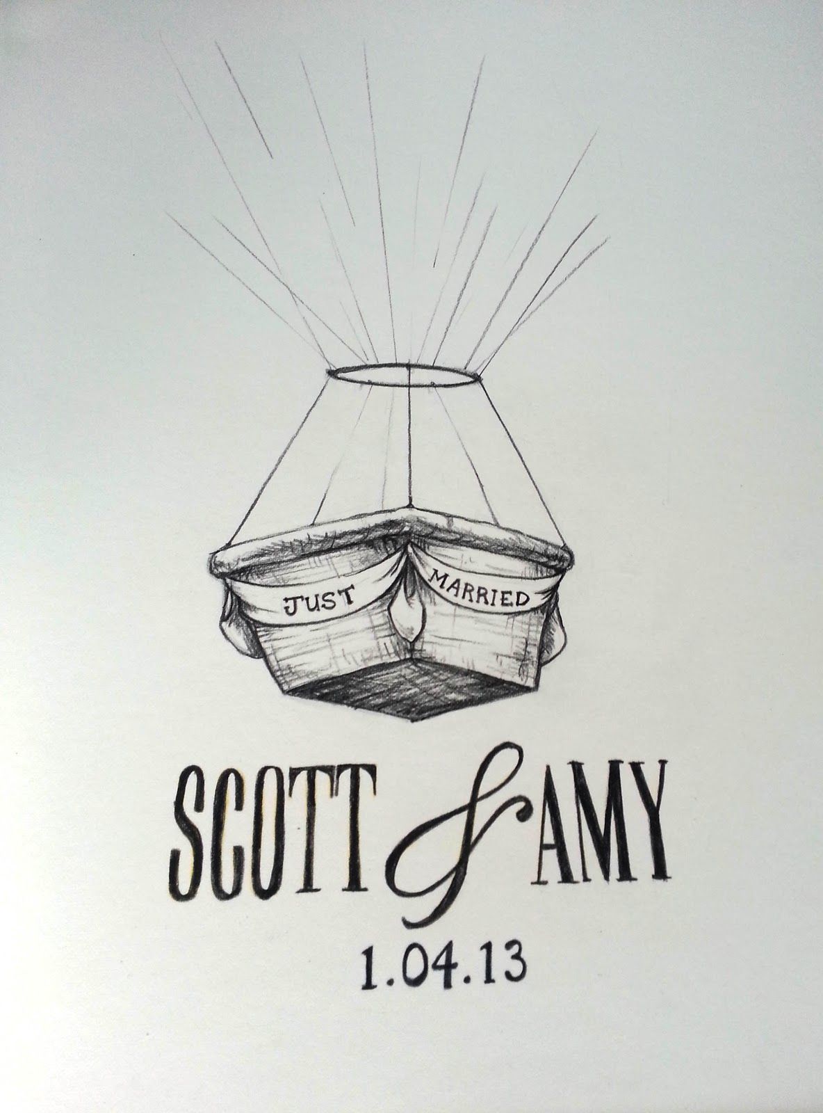 1184x1600 Adorable Invitation! Wedding Hot Air Balloon Basket - Hot Air Balloon Basket Drawing