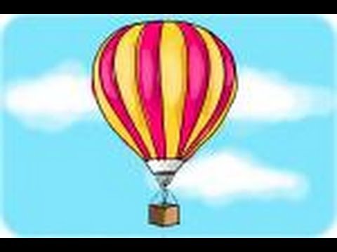 480x360 How To Draw A Hot Air Balloon - Hot Air Balloon Drawing