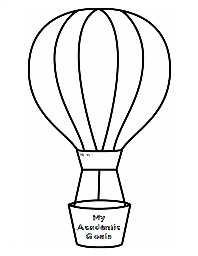 Hot Air Balloon Drawing Template at PaintingValley com Explore