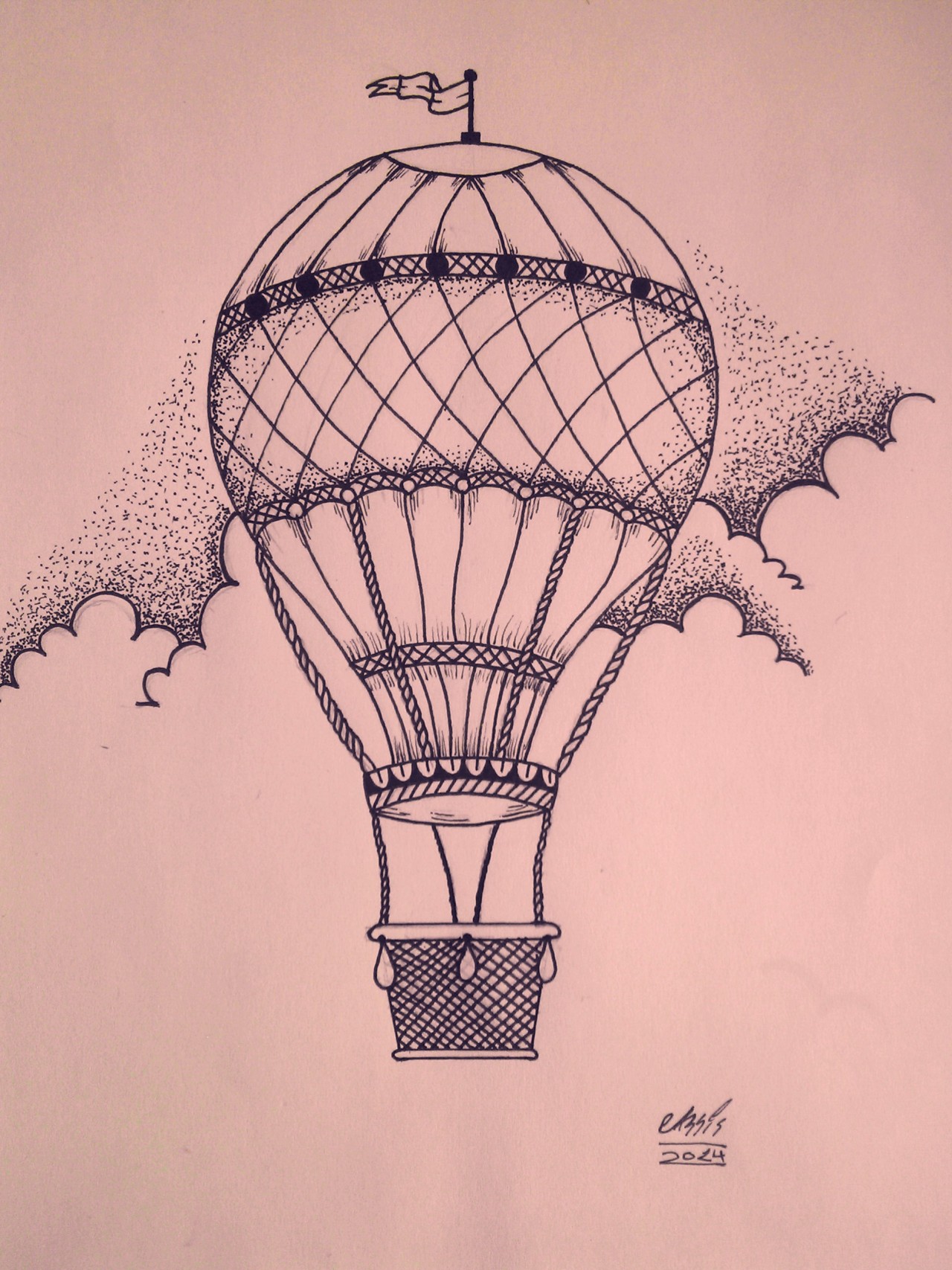 1280x1707 Felipe Is Dead - Hot Air Balloon Drawing Tumblr