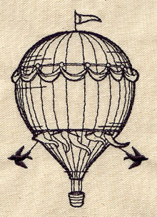 220x304 Hot Air Balloons In The Sky Tumblr - Hot Air Balloon Drawing Tumblr