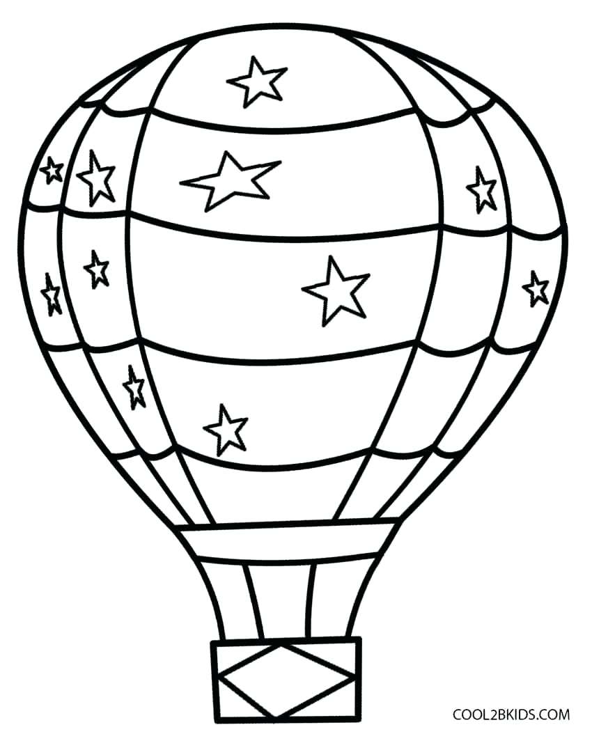 850x1064 Surging Hot Air Balloon Templates Drawing Template - Hot Air Balloon Line Drawing